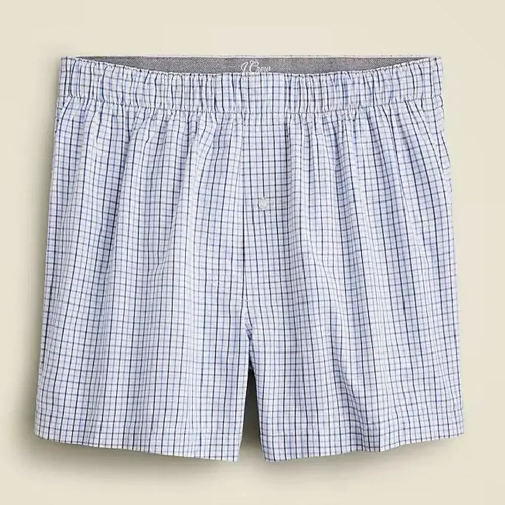 J.Crew Men's Printed Boxers Window Space Blue Size Small NWT